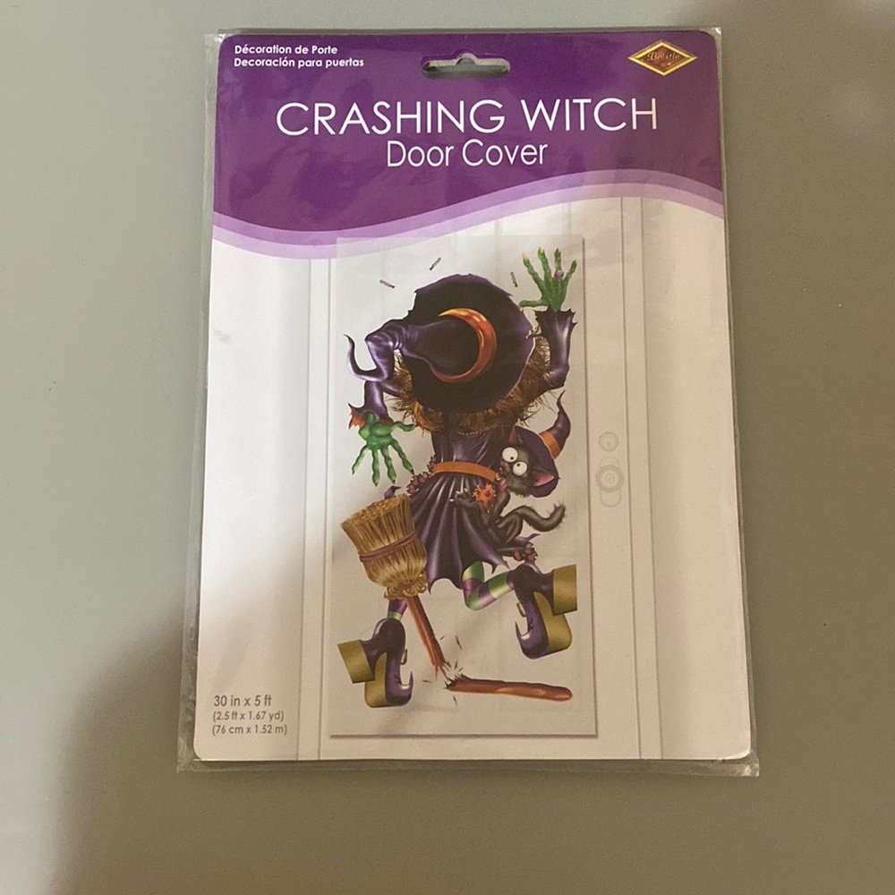 Crashing witch Door Cover